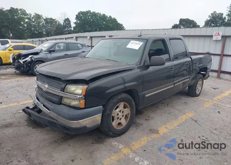 2005 Chevrolet Silverado 1500 Lt из США, поврежденный, VIN 2GCEC13T751268192